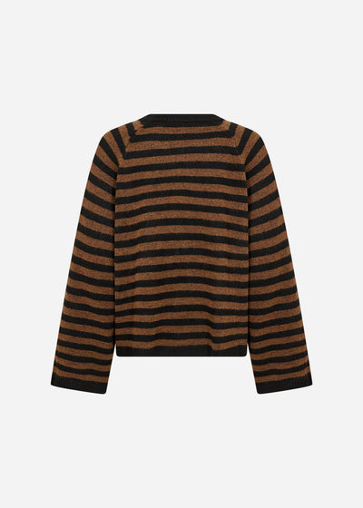 SC-ORLEAN STRIPE 14 Pullover Schwarz