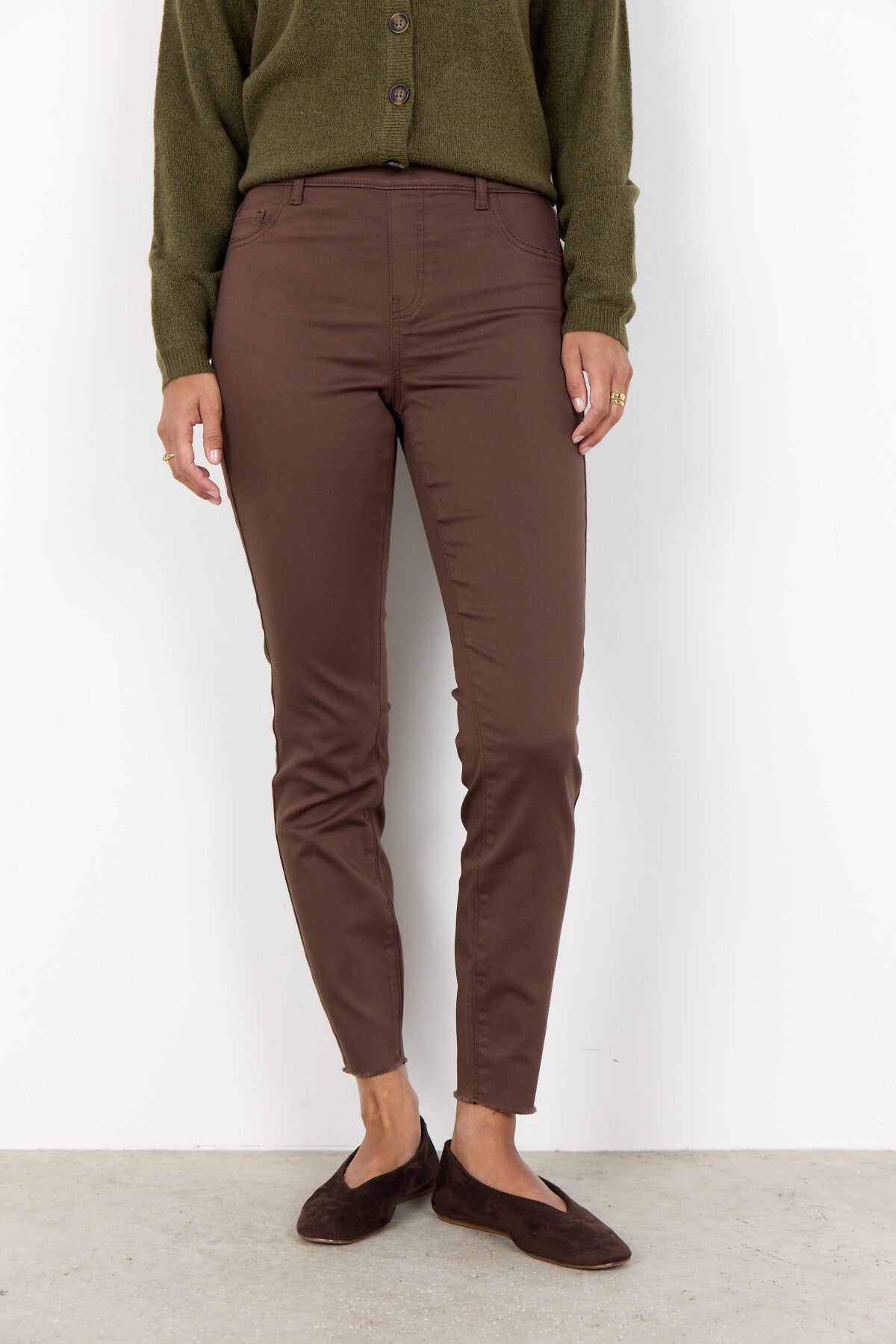 SC-NADIRA 1-B Jeans Dunkelbraun