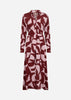 SC-HANNI AOP 3 Kleid Rubinrot