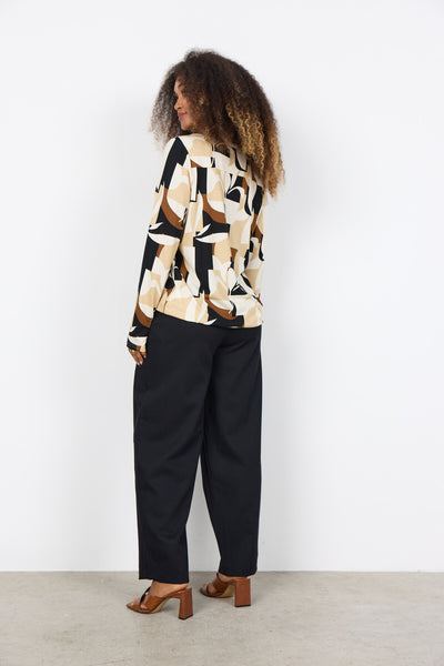 SC-FELICITY AOP 531 Bluse Sand