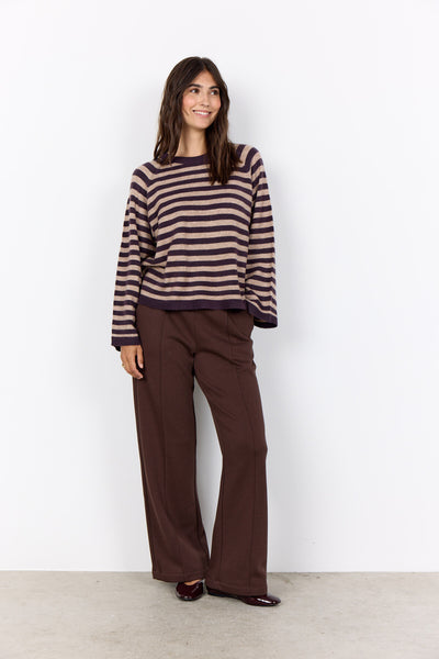 SC-ORLEAN STRIPE 14 Pullover Violett