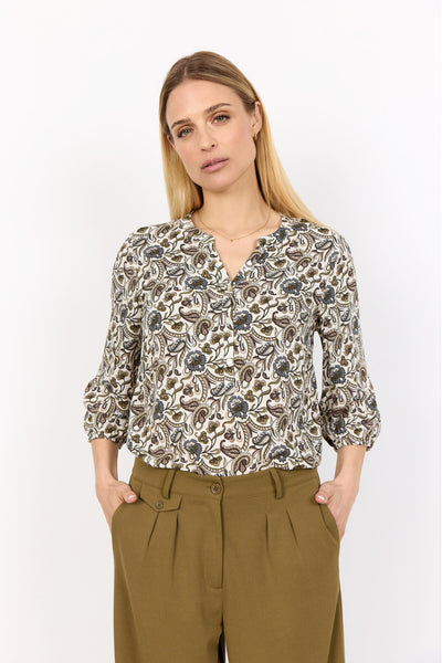 SC-SAMEA 2 Bluse Oliv