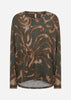SC-BIARA AOP 160 Bluse Dunkelgrün