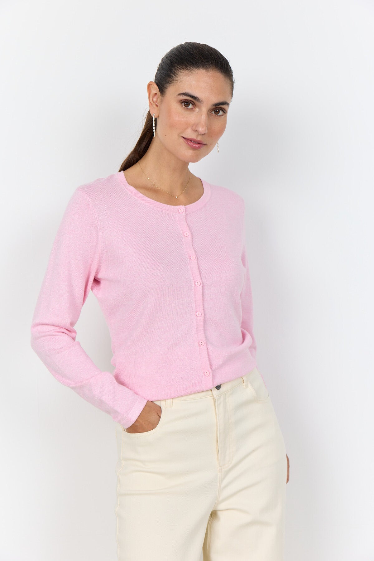 SC-DOLLIE 446 Cardigan Hellrosa