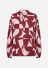SC-HANNI AOP 2 Bluse Rubinrot