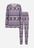 SC-BIARA AOP SET 110 Sweatshirt Violett